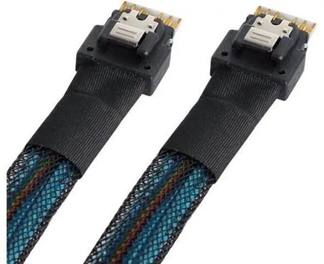Main image of PCI-E Slimline SAS 4.0 SFF-8654 4i 38pin Host to SFF-8654 Slim SAS Target Cable 40cm
