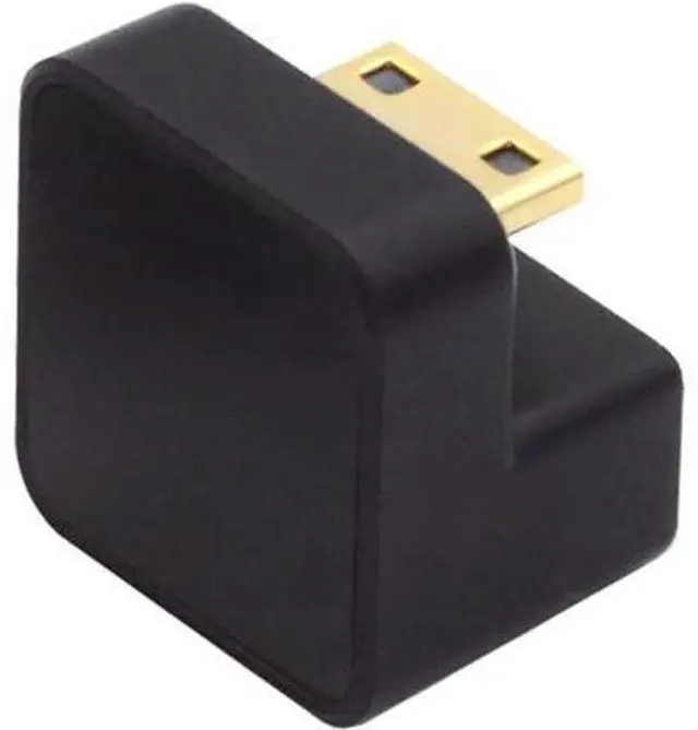 Main image of 360 Degree Down Opposite U Shape Back Angled Mini HDMI 1.4 Male to HDMI Female Extension Adapter Converter