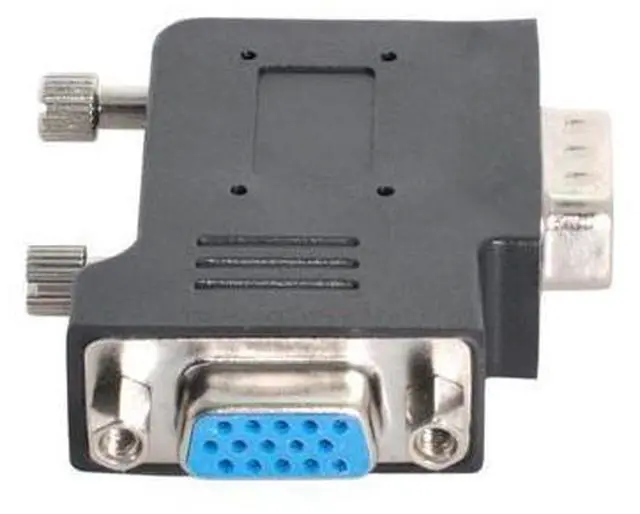 Alt view image 3 of 7 - Vertical Flat Left Angled 90 Degree VGA SVGA Male to Female Extension Adapter
