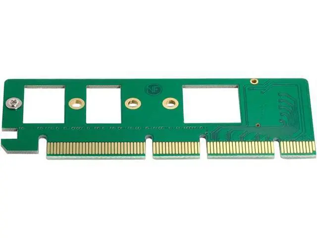 Alt view image 6 of 7 - M-Key NVME AHCI SSD to PCI-E 3.0 16x x4 Adapter for 80mm XP941 SM951 PM951 A110 m6e 960 EVO SSD