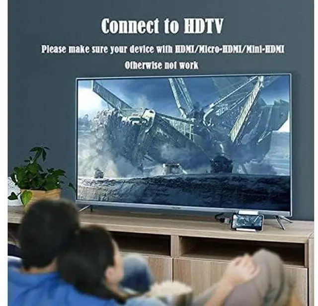 Main image of 3pcs/Set Micro & Mini HDMI to HDMI-Compatible 1.4 Female 2-in-1 Combo Adapter 4K@60hz