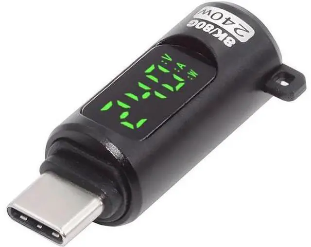 Main image of Connector USB5.0 80Gbps Male to Female Extension Adapter Smart LED Display Switch with 240W 8K 5K Compatible with USB4.0 Thunderbolt3/4/5