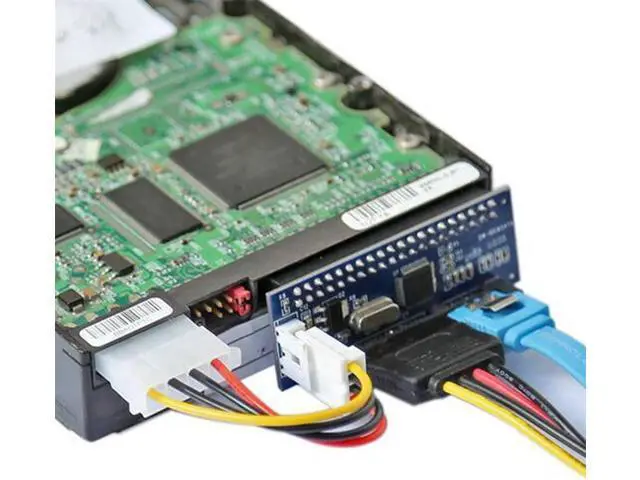 Alt view image 4 of 7 - IDE/PATA 40Pin Disk to SATA Female Converter Adapter PCBA for Desktop 3.5" Hard Disk Drive