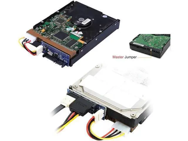 Alt view image 3 of 7 - IDE/PATA 40Pin Disk to SATA Female Converter Adapter PCBA for Desktop 3.5" Hard Disk Drive