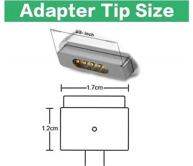 Alt view image 5 of 7 - USB-C to Magnetic tip Charging Adapter, Female Type C to Male Magnetic2 Converter 100W PD Power Charger Connector Tip,(for Mac Book Air/Mac Book Pro 11" and 13" from 2013 to 2016 Only)