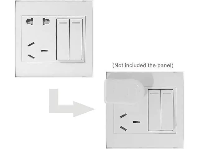 Alt view image 3 of 7 - NEMA 1-15P USA Outlet Saver Power Extension Adapter 2-Prong 2 Outlets 90 Degree Left Right Angled