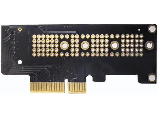 Alt view image 7 of 7 - WLGQ M.2 NVMe SSD to PCIe X4 Adapter Card, Black, Supports 2230/2242/2260/2280