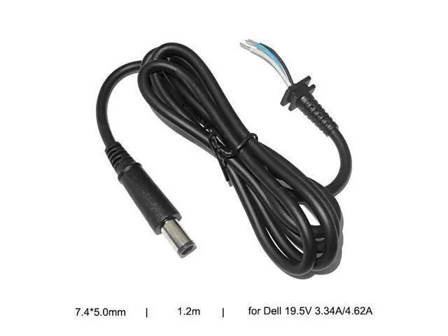 Alt view image 5 of 6 - 7.4 x 5.0mm Laptop Power Supply, DC Repair Power Cord, for D-ELL and H-P