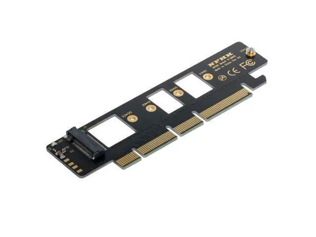 Alt view image 4 of 7 - NGFF M.2 M-Key NVME AHCI SSD to PCI-E 3.0 16x 4X Adapter for 110mm 80mm SSD