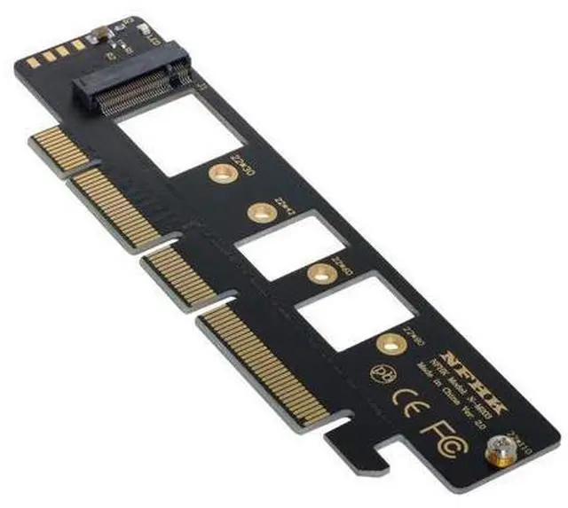 Main image of NGFF M.2 M-Key NVME AHCI SSD to PCI-E 3.0 16x 4X Adapter for 110mm 80mm SSD