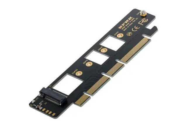 Alt view image 5 of 7 - NGFF M.2 M-Key NVME AHCI SSD to PCI-E 3.0 16x 4X Adapter for 110mm 80mm SSD