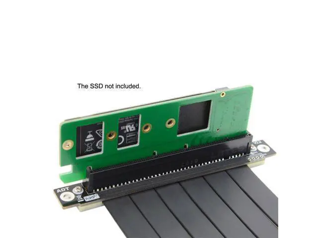 Alt view image 2 of 7 - NVME AHCI SSD NGFF M-Key to PCI-E 3.0 16x x4 Adapter for XP941 SM951 PM951 A110 m6e 960 EVO SSD