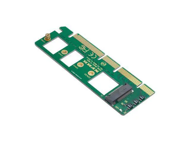 Alt view image 7 of 7 - NVME AHCI SSD NGFF M-Key to PCI-E 3.0 16x x4 Adapter for XP941 SM951 PM951 A110 m6e 960 EVO SSD