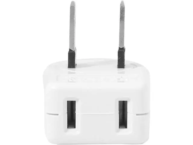 Alt view image 6 of 7 - NEMA 1-15P USA Outlet Saver Power Extension Adapter 2-Prong 2 Outlets 90 Degree Up Down Angled