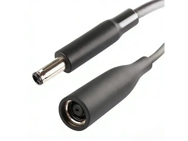 Alt view image 4 of 6 - 2-Pack Tip Adapter Converter Cable 7.4 to 4.5mm for D-ELL Laptop Power Supply 30w 40w 45w 65w 90w 120w 135w D5g6m 0d5g6m M3800 XPS 12 13 9350 3960 15 5930 5950 Inspiron 11 13 14 15 17 3000 5000 7000