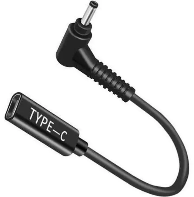 Main image of for Asus Laptop Charging Adapter Female Type C to Male DC 4.0 x 1.35mm Barrel Jack Plug Converter 65W or 100W PD Power Charger Connector Tip (Female Black)