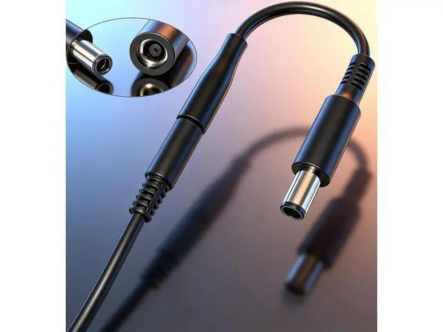 Alt view image 2 of 6 - 4.5mm to 7.4mm Connector for Laptop Charger Adapter for H-P and D-ELL Charger Tip Converter, for H-P Stream Spectre Pavilion Envy Elitebook Split Chromebook, for D-ELL XPS Latitude Inspiron Chromebook