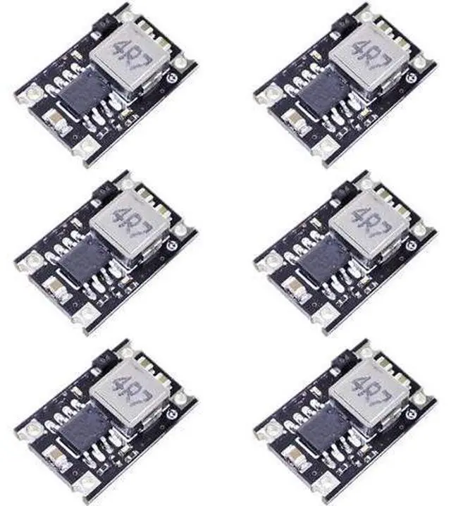 Main image of 5V Regulator 6pcs Mini Reducer DC 5-30V 12V 24V Buck to 5V Buck Converter Board 1.8A Output Mini360 Small Size Aircraft Model MP1584EN Power Module(5 Volts)