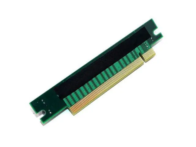 Alt view image 4 of 4 - PCIe 16x Riser Card,PCI-e Express 3.0 16X Male to Female Extension Card for GPU Graphics Card(90Degree 1.8CM Height)