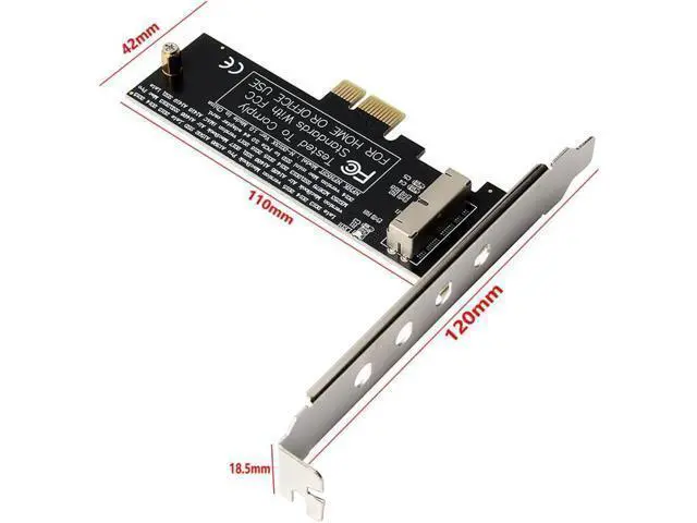 Alt view image 2 of 4 - 28Pin to PCI-e 1X Adapter Card,Comaptible with SSD from MacBook Air(2013-2017 Year) and MacBook PRO(Late 2013-2015 Year)