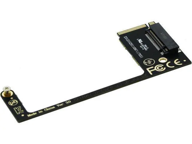 Alt view image 2 of 4 - M.2 nVME 2230 to 2280 PCIe 4.0 SSD Adapter Card,Compatible with MSI Claw7 Claw8 Gaming Handheld for Upgrade Storage(Black)