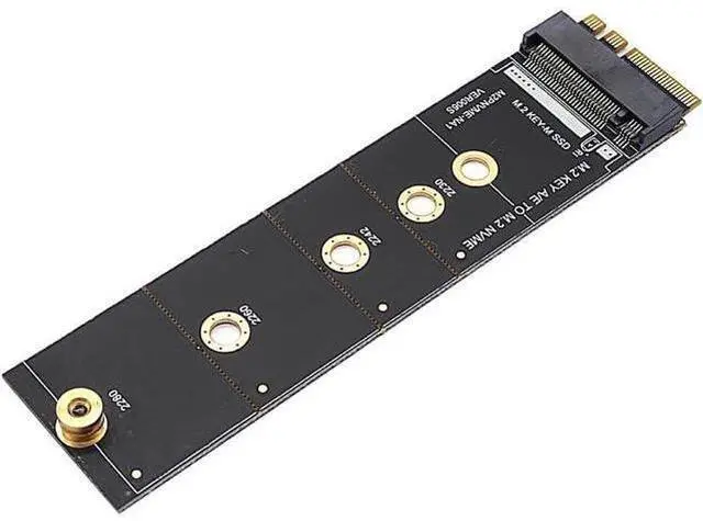 Alt view image 2 of 4 - M.2 (NGFF) 2280 NVME SSD to M2 A/E Key Port Card (Only Provide PCIe 1X Lane)