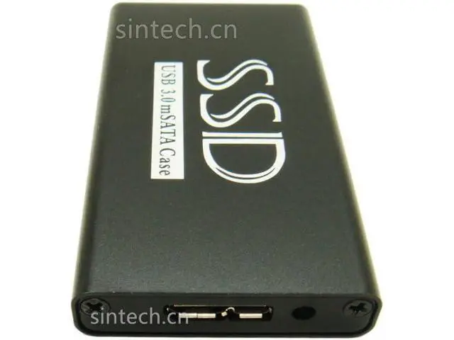 Alt view image 2 of 3 - USB 3.0 mSATA SATA 3 SSD Enclosure External Case Box ,Support Super Speed UASP JM567