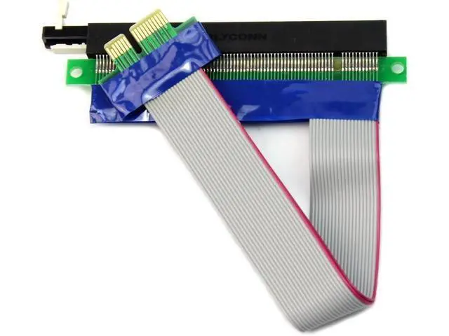 Alt view image 3 of 3 - Flexible PCI Express X1 to X16 Riser Cable 25cms