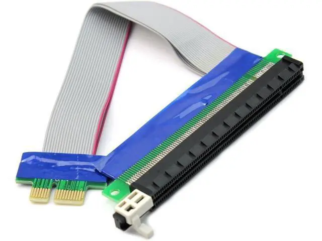 Alt view image 2 of 3 - Flexible PCI Express X1 to X16 Riser Cable 25cms