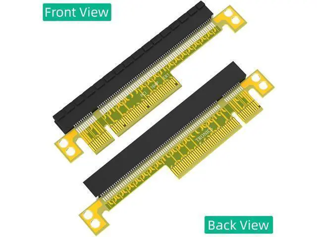 Alt view image 3 of 5 - PCI-E PCIe Express 8X to 16X Riser Extension Card Upward