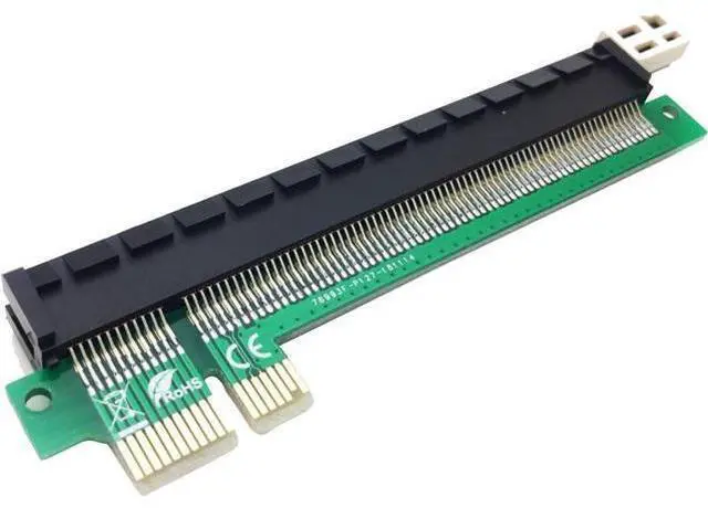 Main image of PCI-E PCIe Express 1X to 16X Riser Extension Card Upward