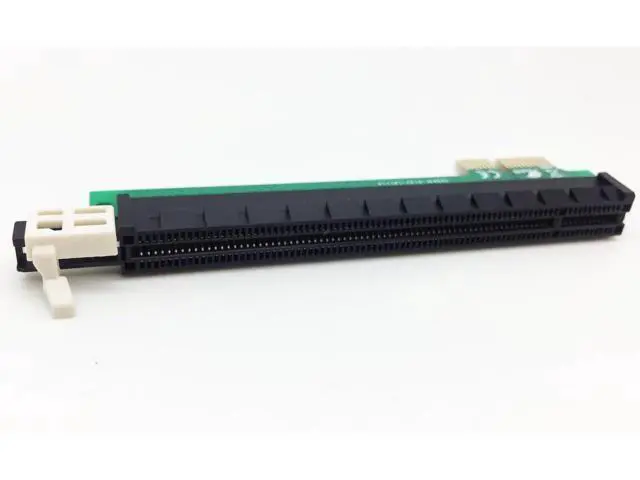 Alt view image 3 of 3 - PCI-E PCIe Express 1X to 16X Riser Extension Card Upward