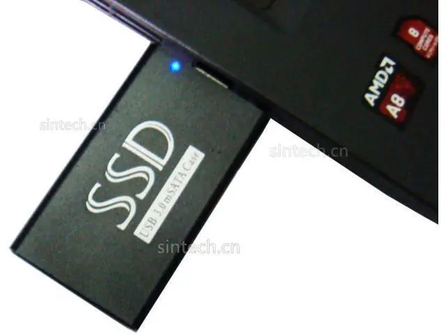 Alt view image 2 of 3 - USB 3.0 mSATA SATA III SSD Adapter Card, 6Gb/s Support UASP