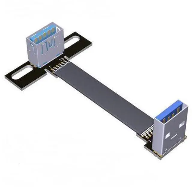 Main image of USB 3.0 Type-A Male to Type-A Female Flat Cable (3cm, S2L-S4A)