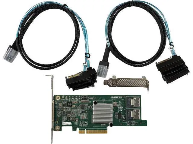 Alt view image 2 of 6 - 9207-8i SAS2308 SATA/SAS 6Gb/s PCI-E 3.0 HBA LSI FW:P20 IT Mode for ZFS FreeNAS unRAID+ 2 * 8087-8482 SAS Cable