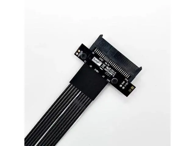 Alt view image 4 of 5 - ADT K87SF-BK PCIe 5.0 to SFF8639 U.2 NVME SSD,PCle 5.0 x4 Gen5,128Gbps. cable length 20cm,0.65ft