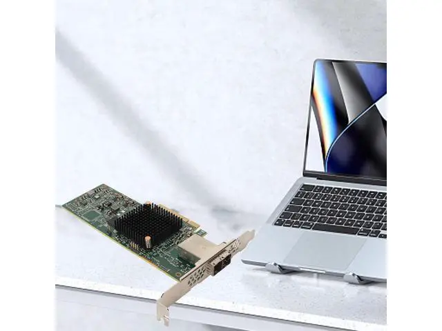 Alt view image 5 of 7 - LSI 9300 8e Controller Card, 12G External PCIe SAS HBA, 8 Port, Host Bus Adapter, IT Mode, for Windows, VMware, Freebsd