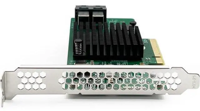 Alt view image 3 of 7 - HBA Card, 8-Port (12Gb/s SAS or 6Gb/s SATA), Compare to LSI 9300-8i (IT Mode), (2X) SFF-8643 Connectors, PCIe3.0 X8