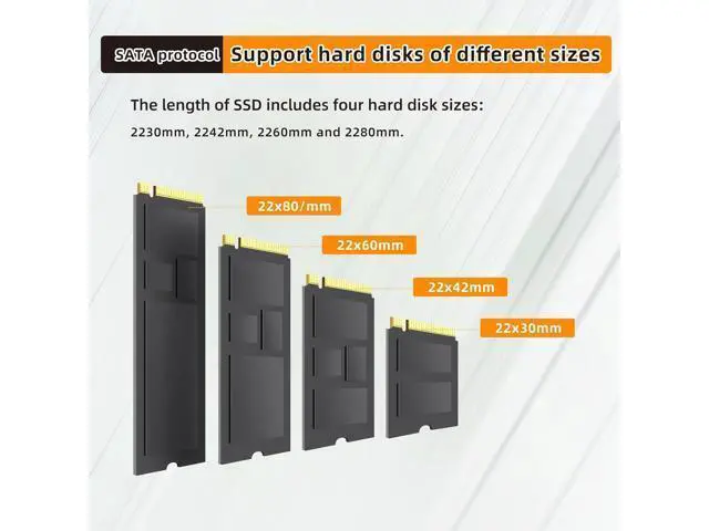 Alt view image 6 of 7 - PCIe X1 to M.2 NGFF SATA SSD 4 Port Expansion Card Adapter with Quad SSD Mounting, SATA Protocol Support, M.2 (B/M Key) Solid State Drives