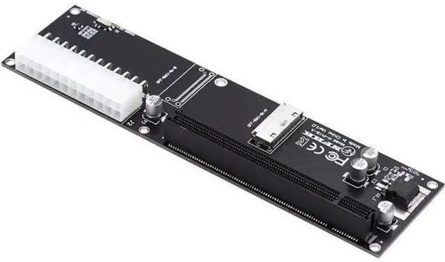 Main image of Oculink 8X SFF-8612 8611 to PCI-Express PCIE 16x Adapter with ATX 24pin Power Port for Mainboard Graphics Card
