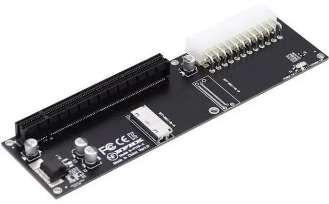 Main image of 8X Oculink SFF-8612 8611 to PCIE PCI-Express 16x Adapter with ATX 24pin Power Port for Mainboard Graphics Card