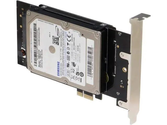 Alt view image 4 of 6 - Sedna - PCI Express (PCIe) Dual 2.5 Inch SATA III (6G) SSD Adapter (Short Double Side SSD Version) (with Built in Power Circuit, no Need SATA Power Connector, Best for Mac), SSD/HDD not Included