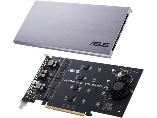 Alt view image 5 of 5 - Hyper M.2 X16 PCIe 3.0 X4 Expansion Card V2 Supports 4 NVMe M.2 (2242/2260/2280/22110) Upto 128 Gbps for VROC and AMD Ryzen Threadripper NVMe Raid
