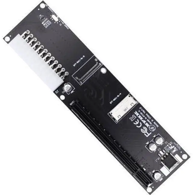Main image of 8X Oculink SFF-8612 8611 to PCIE PCI-Express 16x Adapter with ATX 24pin Power Port for Mainboard Graphics Card