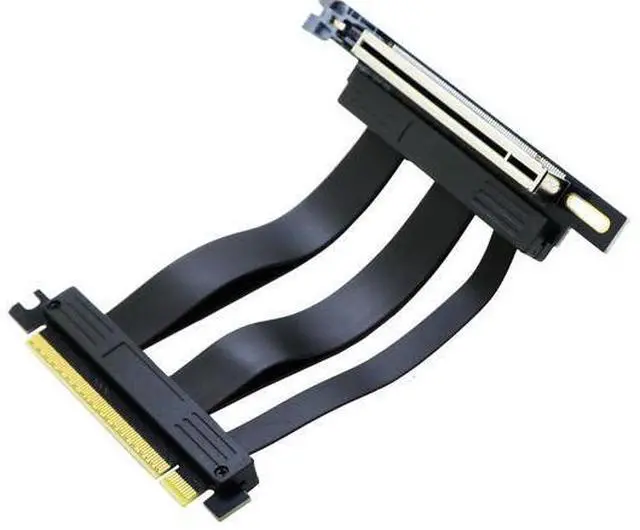 Main image of 10cm PCI-e 5.0 X16 Riser Cable,PCIe Extension Card | 10cm 90Degree AngledSupport PCIe 5.0 GeForce RTX 40/RTX 50 Series AMD Radeon RX7000/RX9000 Series GPU Card