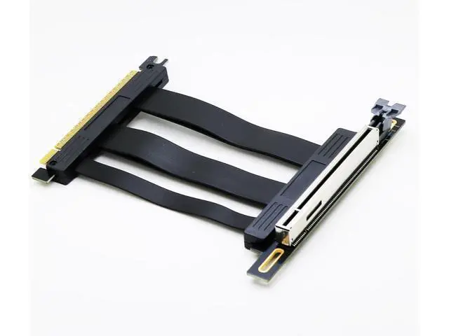 Alt view image 2 of 7 - 10cm PCI-e 5.0 X16 Riser Cable,PCIe Extension Card | 10cm 90Degree AngledSupport PCIe 5.0 GeForce RTX 40/RTX 50 Series AMD Radeon RX7000/RX9000 Series GPU Card