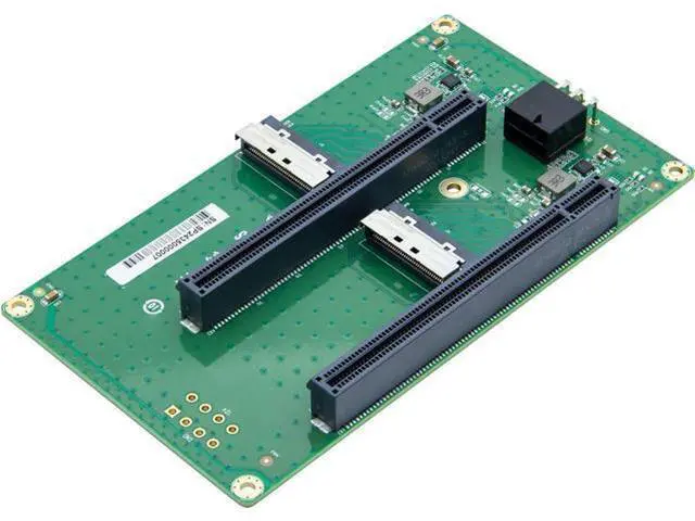 Main image of 2xMCIO(74pin) 8i to PCIe X16 Female Adapter (X8 for Each Slot), Gen5 PCIe5.0
