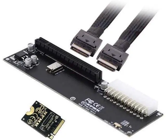 Main image of PCI-E 3.0 M.2 M-Key to Oculink SFF-8611 SFF-8612 Host Adapter for GPD Win Max2 External Graphics Card & SSD