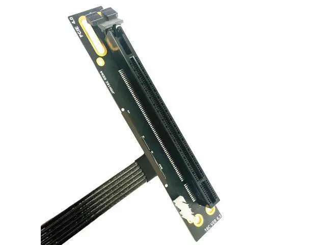 Alt view image 3 of 5 - M.2 NGFF Key M to PCIe 4.0 16x Graphics Card Riser Adapter Card,Nvme to PCI-e PCI-Express 4.0 16X Extension Cable 49cms,Compatible with RTX4090-RTX3060 RX7900 RX6950XT-RX6500XT