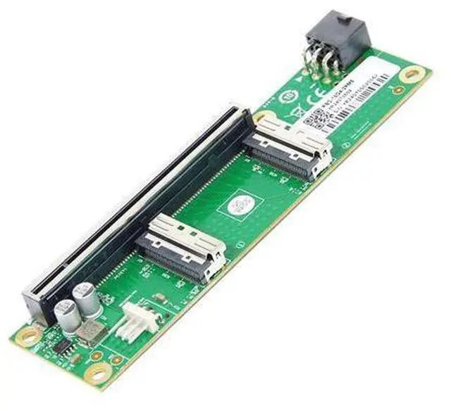 Main image of 2 Port 74Pin PCI-E 16X to PCI-E 5.0 MCIO 8i SFF-TA-1016 Adapter Mini Cool Edge IO Female PCI Expansion Card Adapter with 6Pin GPU Power Port for Expansion Graphics